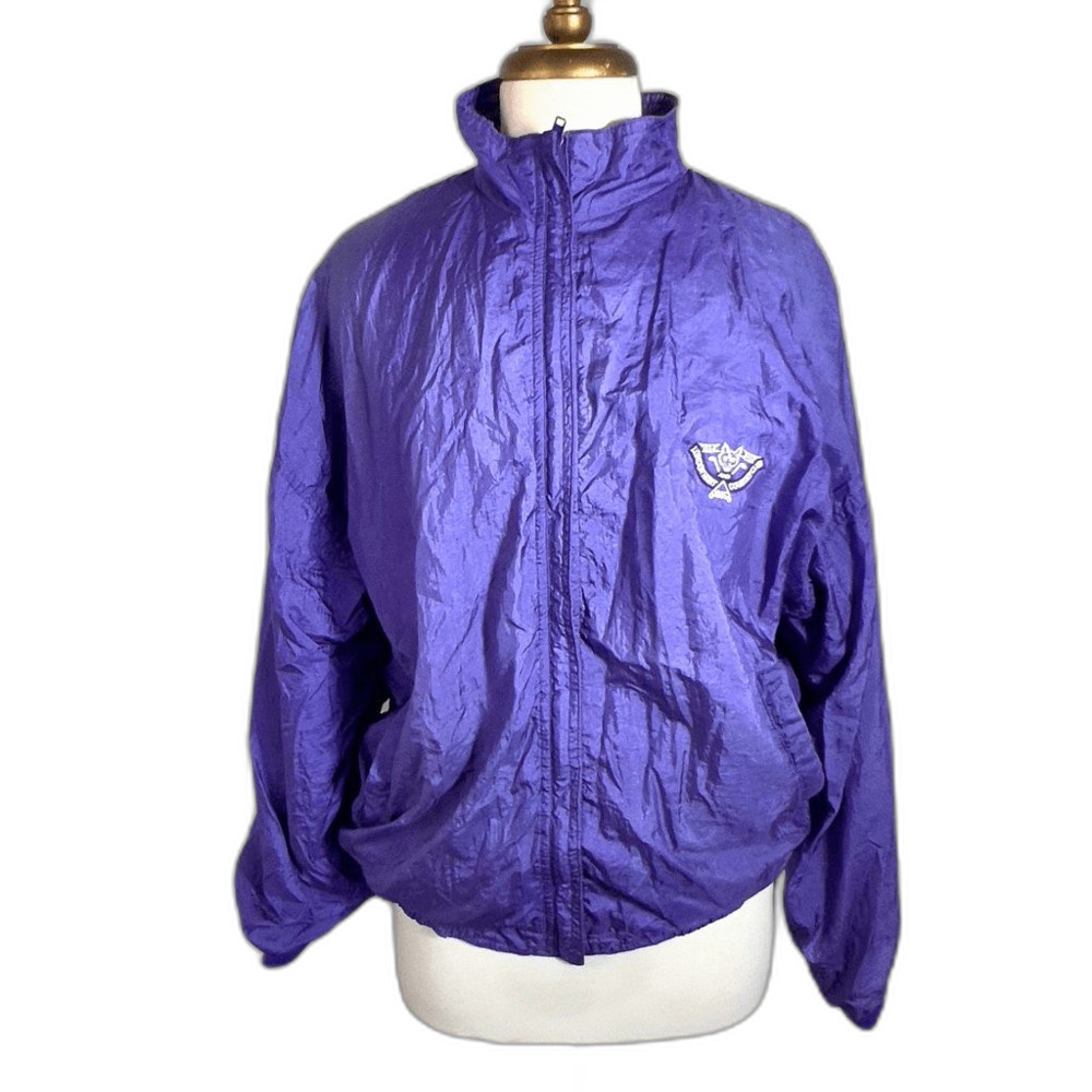 Slazenger Collection Jacket Size L Vintage 80's Athletic Vintage Windbreaker